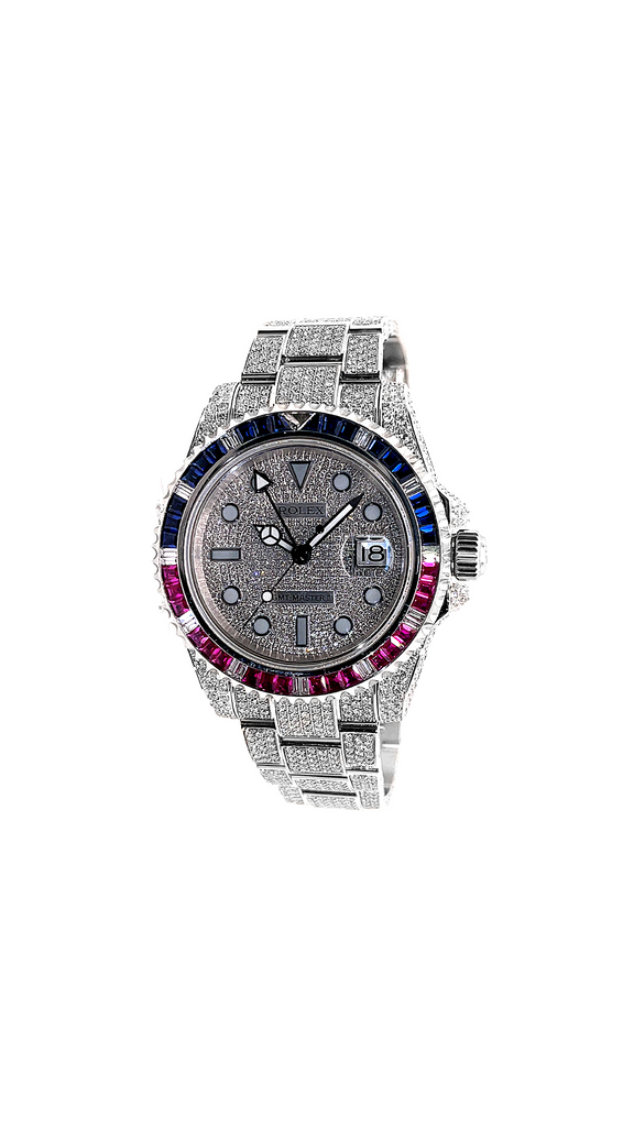 Rolex gmt master clearance ii full diamond