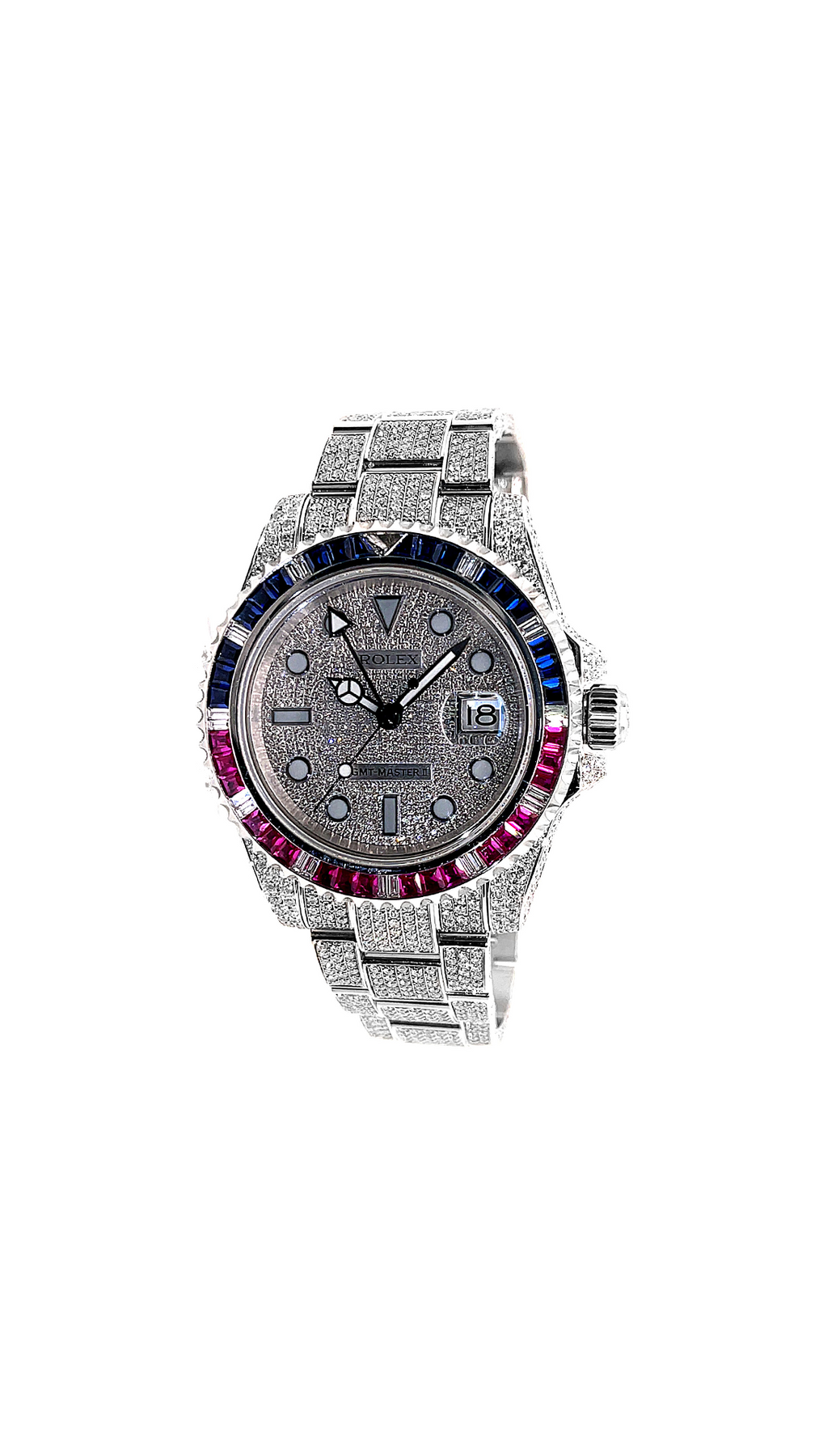 Rolex GMT Master II Full VVS Diamonds Set 116710LN Elevate Concept